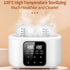 Generic Portable Baby Bottle Warmer, Double Bottle Warmer with Smart Temperature Control, Fast Baby Food Heater