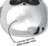 Diono Easy View Racoon Character Baby Car Mirror, Safety Car Seat Mirror for Rear Facing Infant, Fully Adjustable,