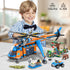 1356PCS Set Playset 6+ CUBIMANA City Jungle Adventurer Helicopter Building Toys - Forest Truck Adventure Building