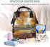HCBPWVQA Backpack Daypacks Backpack Mommy Autumn Park Diaper Bag with Changing Pad and Pacifier Holder, Multifunction