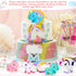 24 Pcs Mini Plush Unicorn Toys Bulk Stuffed DIY Keychain Cotton Unicorn Plush Keychain Small Stuffed Animal for