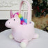 DearSun 3D Unicorn Plush Basket, Halloween Trick or Treat Baskets, Cute Candy Bucket for Kids Gift Decoration