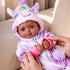 15 Inch 3+ BABESIDE Black Baby Dolls, Realistic Cute Soft Body Baby Doll Real Life Baby Dolls with Accessories for Year