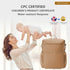 Backpack CEI-CEI Neoprene Diaper bag Waterproof Baby Changing Bags for Mom and Dad with Changing Pad Large Travel