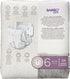 6 (35+ Lbs), 24 Count Bambo Nature Premium Eco-friendly Baby Diapers, Size