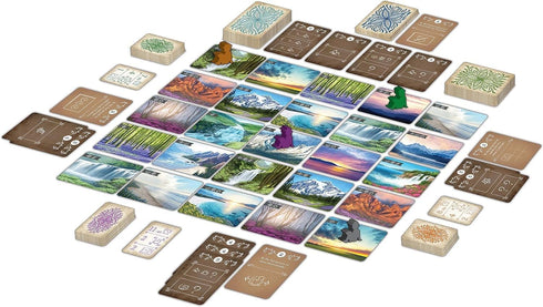 Sunset 1-4 Over Water Card Game A Picturesque Game of Painting Landscapes and Exploring Nature by Pencil First Games