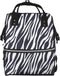 TZTTZT Black white Zebra print Diaper Bag Backpack, Toddler Baby Girl Boy Diaper
