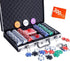 Poker Chip Set - 300PCS 11.5 Gram Chips with Aluminum Case for Texas Holdem and Blackjack
