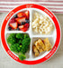Health Beet MyPlate Portion Control Plate with Dairy Bowl - 4 Divided Sections for Healthy Eating - Set of 1