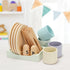 Set Set Wooden Toy Dish Toddler Plates and Cutlery Children's Kitchens Accessories Kids Role Play Food Gift for Girls