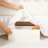 52" 28" 14" White Satin Crib Bed Skirt, x with Drop Silky Soft Baby Crib Skirt for Baby Girls or Boys, Fit for Standard