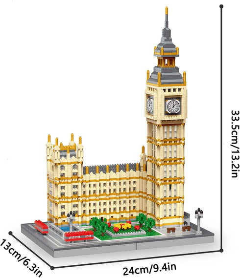 London Big Ben Famous Architecture Micro Mini Building Blocks Crafted Replica, Leisure and Entertainment Toys