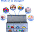 37.712.515.7 Inch decalsweet Toy Box Chest for Kids, Collapsible Oxford Toy Storage Box with Handles for Boys, Extra