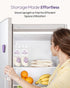 100pcs 6oz Nuliie Temp-Sensing Breastmilk Storage Bag, Huge Temp-Sensing Icon & Locking Clamp, Breast Milk Storage Bags