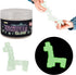 KOMARC GAMES StickiKubes, Mini Stacking Cubes That Stick to Anything, Non Toxic Kid Safe Sticky Blocks, 125 Cubes