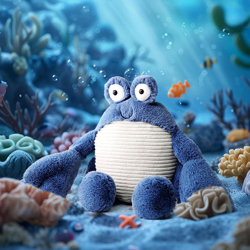 Plushie,12 Inches,Adorable RECUR Plush Callinectes Sapidus Crab Stuffed Animal,Soft Gift for All Ages