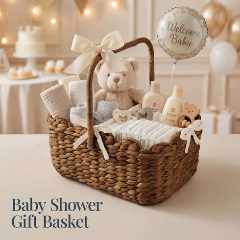 Best Choice Products Baby Diaper Caddy Organizer, Large Portable Handmade Nursery Basket w/Removable Divider & Handles