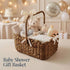 Best Choice Products Baby Diaper Caddy Organizer, Large Portable Handmade Nursery Basket w/Removable Divider & Handles