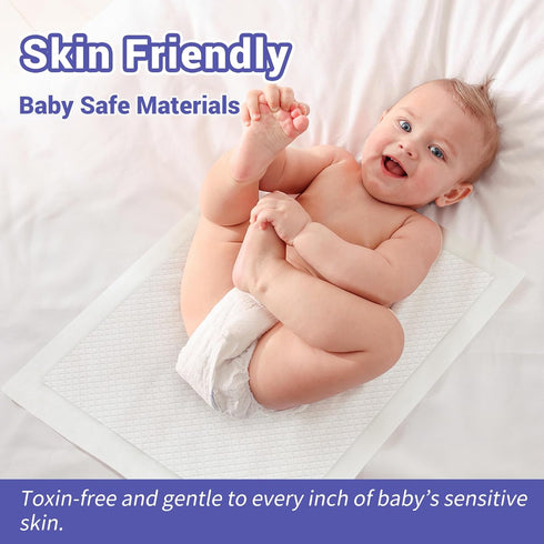 100 Pack 18" 24" Disposable Changing Pads for Baby, x Super Absorbency Disposable Underpads Large Bed Pads Absorbent