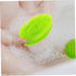 ibasenice Silicone Bath Scrubber and Hair Comb for Newborns Soft Bristles Scalp for Gentle Cleaning Ergonomic Handle