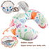 Set 2Pack Dinosaur Nursing Pillow Cover Baby Boys & Girls, Twins Breastfeeding Pillow Slipcover Cushion Cover, Soft