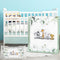Hahafelt 3 Pcs Baby Crib Bedding Set Safari Animals Dinosaurs Bear Woodland Animals