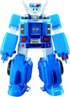 Super Wings 7" Paul's Police Cruiser with 2" Transform-a-Bot Paul Mini Figure, Fun Preschool Toy Plane