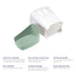 Ubbi Bath Toy Organizer Caddy with Removable Drying Rack Bin & Scoop for Toddlers + Baby, Freestanding Sage