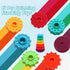 Spinning Stacking Toys – Rainbow Tower – Kids Stackable Spinning Toy for Toddlers 1-3 – Builds Sensory and Motor Skills