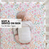 2 Pack, 52"x28"x8", Little Grape Land Crib Sheets Microfiber Fitted Crib Sheet for Standard Crib Mattress Soft