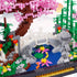 TzFioy Set (2805 Japanese Zen Garden Micro Brick Building Pieces) Tranquil Garden Model Educational Toy Gift for Kids