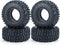MOHERO 1.0 Crawler Tires, Soft Rubber Wheel Tires 4PCS for 1/24 Axial SCX24 RC Crawler Car (54mm)