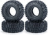MOHERO 1.0 Crawler Tires, Soft Rubber Wheel Tires 4PCS for 1/24 Axial SCX24 RC Crawler Car (54mm)