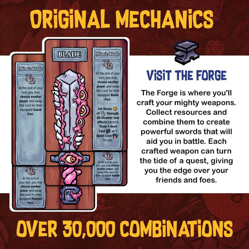 2-4 13 263 Fools Blade First Edition In Collectible Jumbo Sword Box - A Sword Crafting, Monster Slaying, Loot Grabbing
