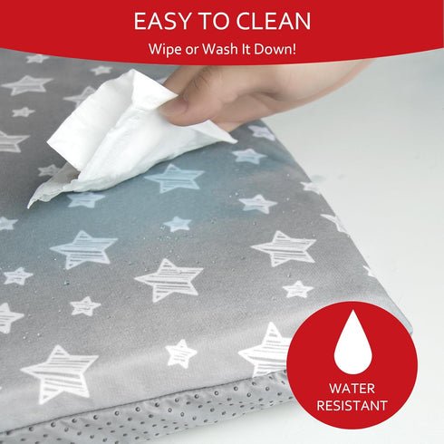 50" 50" Baby Playpen Mat Cover (Only Cover) - Non Slip Waterproof Protector, Fits X
