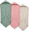Hooded Baby Towels for Newborn, 35x35 Inch 3 Pack 100% Muslin Cotton