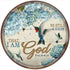 Bible Verses Christian Gifts Round Wooden Puzzles, 150 Pieces Jigsaw Educational Toys for Home Decor