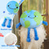 10 Inch Athionsu Earth Plush Pillow Soft Round Planet Stuffed Toy Cute Earth Pillow for Astronomy Education, Kids Room