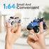 1:64 2.4Ghz 3-Speed 4-8 MOONTOY Scale Mini Alloy Truck RC Car with LED Lights, Remote and App Control Toy Car