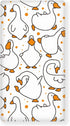 Winpema Cartoon Goose Fitted Crib Sheet White Goose Baby Crib Sheet Fit Standard