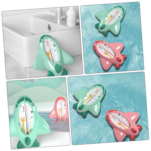 HAKIDZEL Bath Water Thermometer Green Cartoon Tub Temperature Monitor Quick Accurate Measurement PP Material Safe Bath