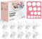 Flange Sizing Kit with 10PCS Flange Inserts 13/15/17/19/21mm, Silicone Breast Pump Flange