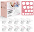 Flange Sizing Kit with 10PCS Flange Inserts 13/15/17/19/21mm, Silicone Breast Pump Flange