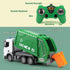 2.4Ghz Remote Control Garbage Truck Toys for Boys with Trash Bin Real Lights 1/24 Scale Recycling Truck