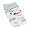 Sweet Jojo Designs Vintage Airplane Boy Baby Nursery Changing Pad Cover -