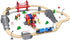 LiBoon Pack, Set, 3 Wooden Train Track Expansion Train Accessories of City Fire Station Compatible for All Major Brands