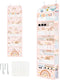 Clastyle Boho Rainbow Baby Clothes Diaper Over the Door Organizer Kid Pink
