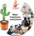 MIAODAM Dancing Cactus, Talking Baby Toy that Repeats Words, Plush Interactive Toy Singing 100 Songs for Kids and Adults