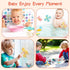 Suction Cup Toy for Baby - 3 Pcs Spinning Toy Early Education Bathtub Toy, Sea Animals Design with Suction Cups