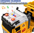 DWIRCTOYS 3 4 5 6 7 8 25" Toddler Boy Toys for Ages Years Old, Large Construction Carrier Truck Toy Excavator and Dump